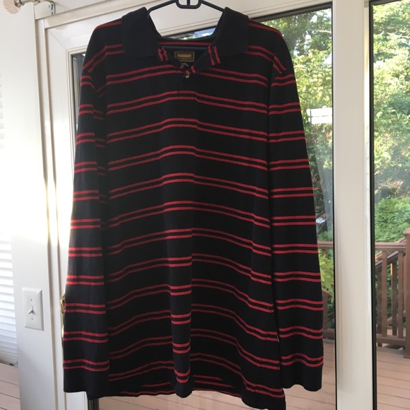 The Foundry Supply Co. Other - Navy & Red Long Sleeve (XLT)